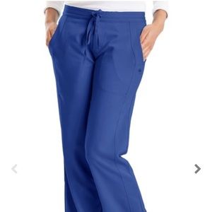 Purple Label navy blue scrub pants M petite